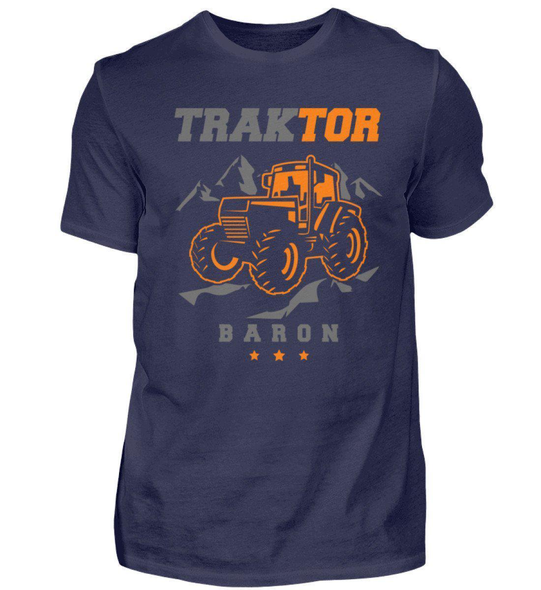 Traktor Baron · Herren T-Shirt-Herren Basic T-Shirt-Navy-S-Agrarstarz