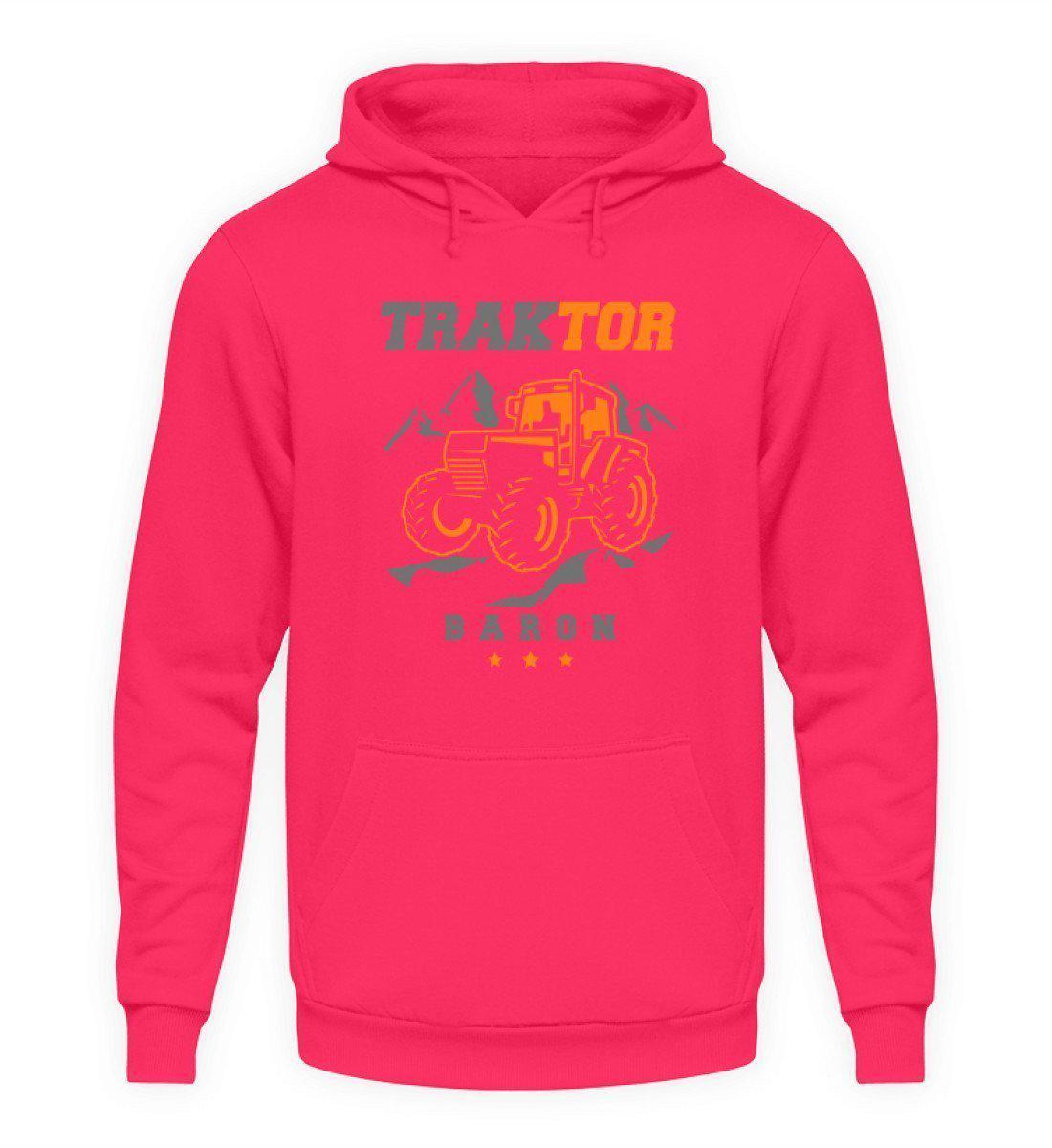 Traktor Baron · Unisex Kapuzenpullover Hoodie-Unisex Hoodie-Hot Pink-L-Agrarstarz