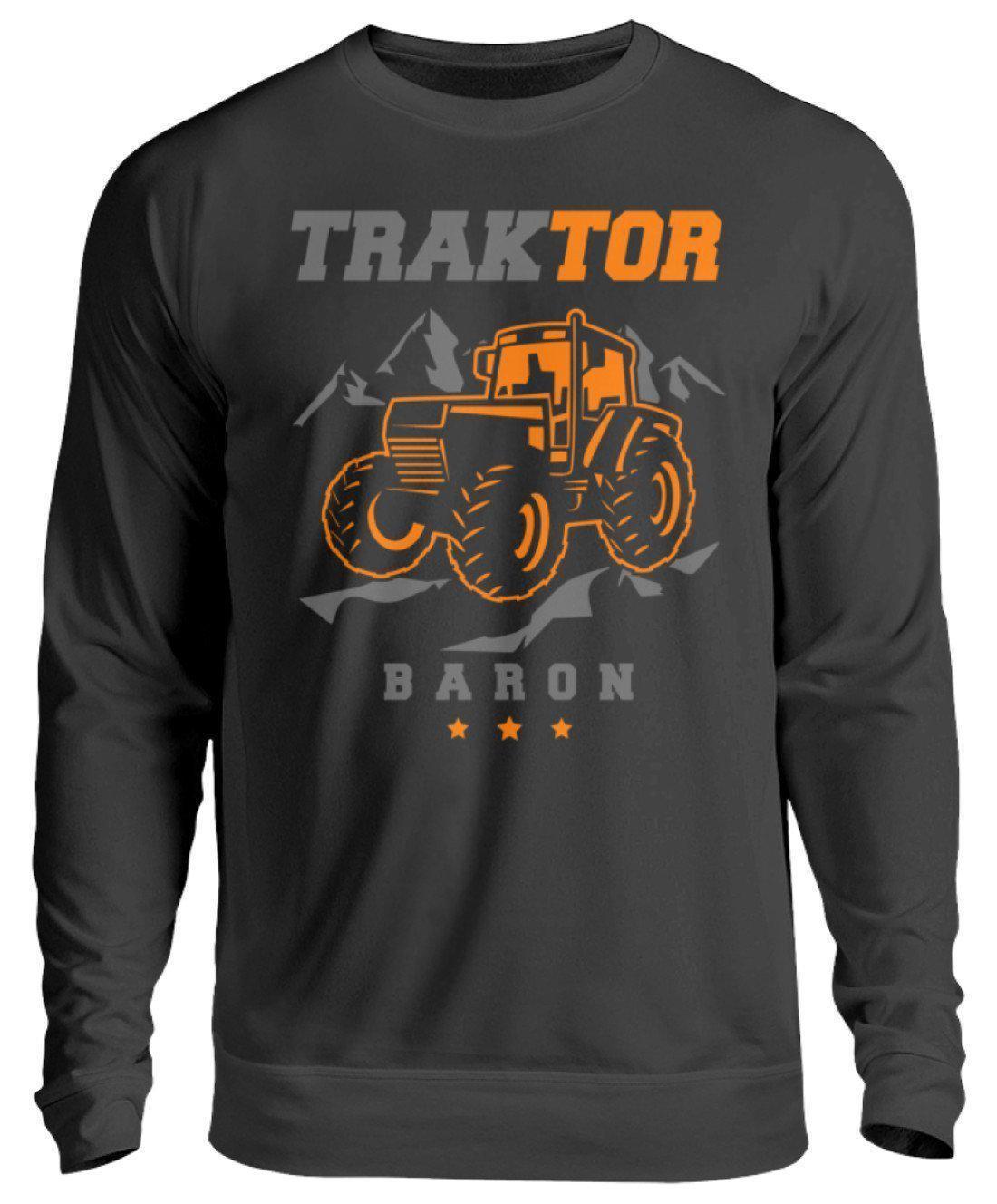 Traktor Baron · Unisex Sweatshirt Pullover-Unisex Sweatshirt-Jet Black-S-Agrarstarz