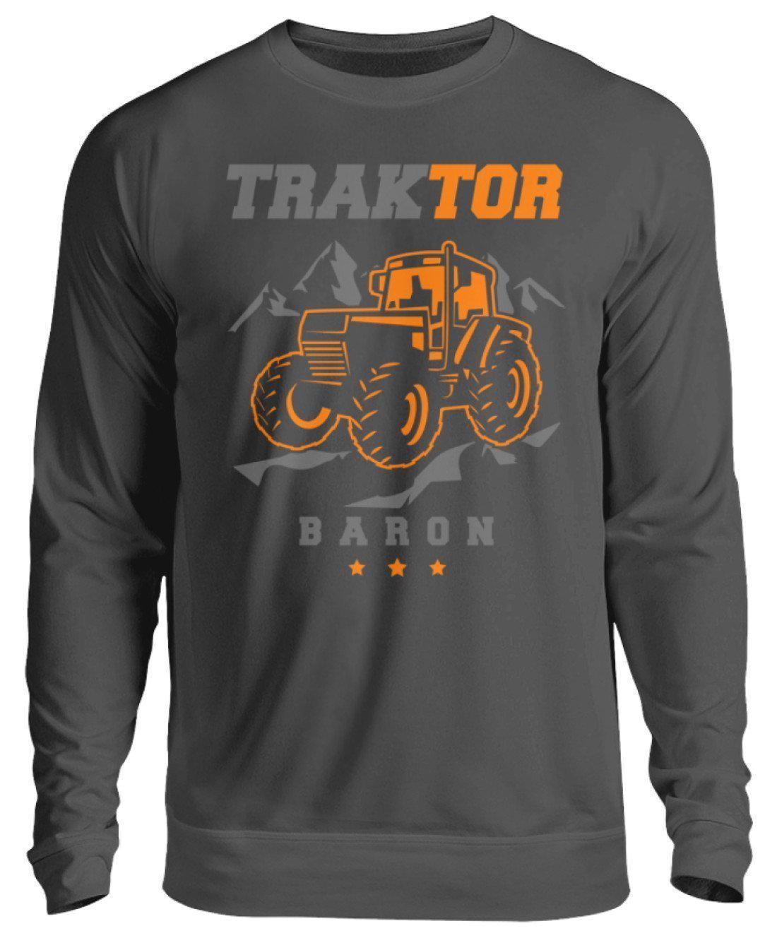 Traktor Baron · Unisex Sweatshirt Pullover-Unisex Sweatshirt-Storm Grey (Solid)-S-Agrarstarz