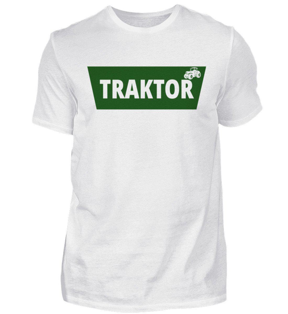 Traktor Batch grün · Herren T-Shirt-Herren Basic T-Shirt-White-S-Agrarstarz