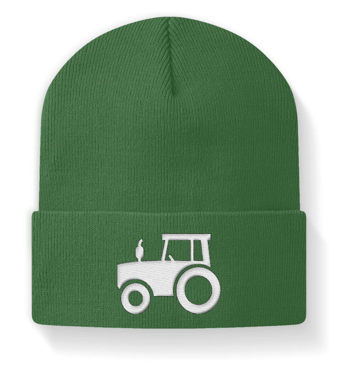 Traktor · Beanie Mütze-Beanie mit Stick-Moss Green-M-Agrarstarz