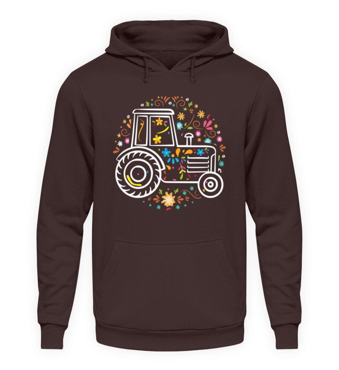 Traktor Colorful · Unisex Kapuzenpullover Hoodie-Unisex Hoodie-Hot Chocolate-S-Agrarstarz