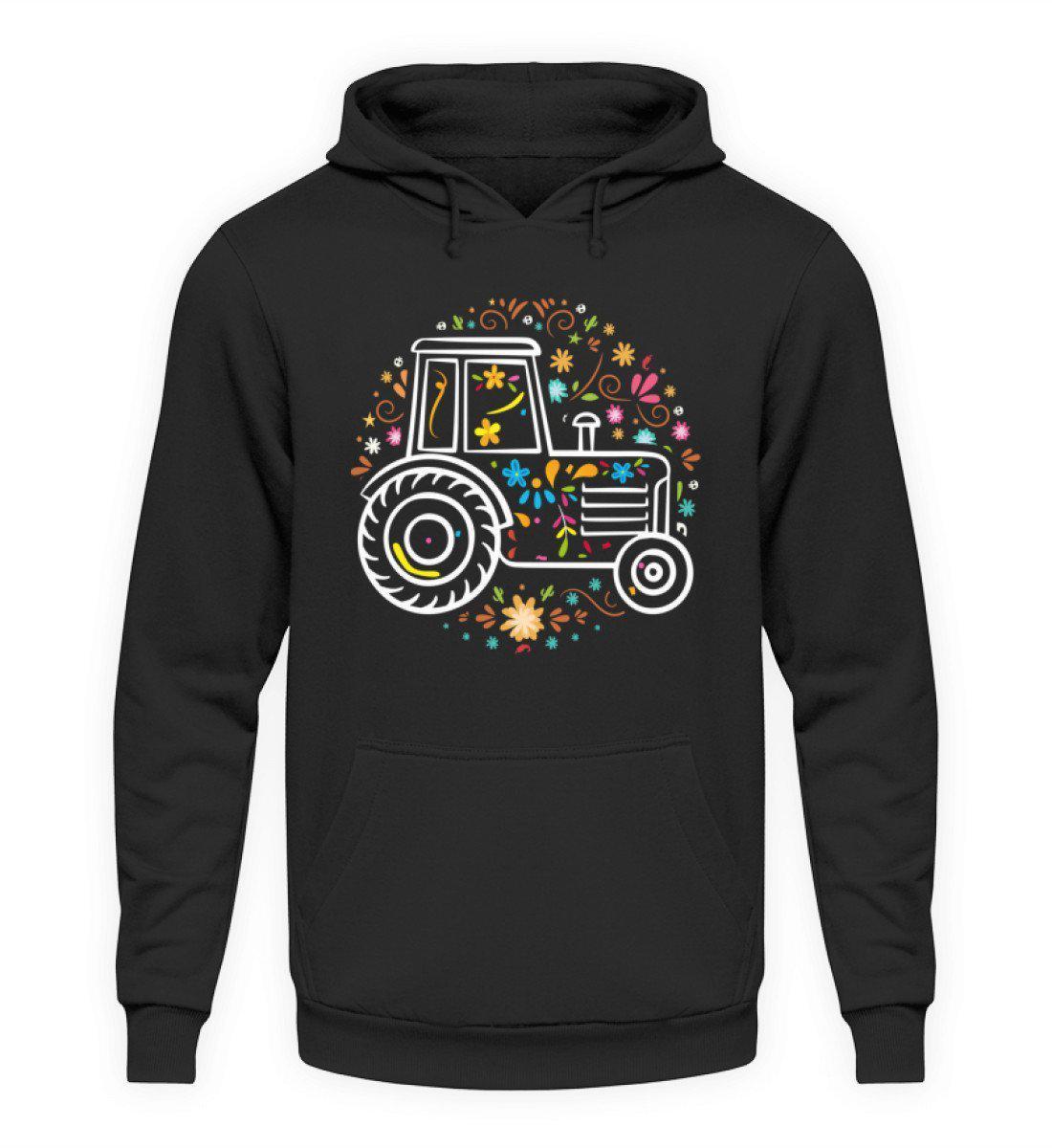 Traktor Colorful · Unisex Kapuzenpullover Hoodie-Unisex Hoodie-Jet Black-S-Agrarstarz
