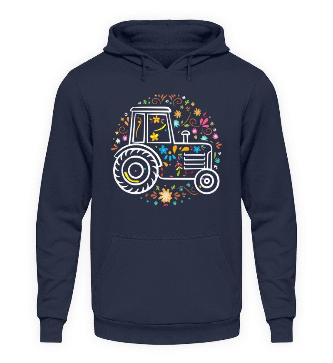 Traktor Colorful · Unisex Kapuzenpullover Hoodie-Unisex Hoodie-Oxford Navy-S-Agrarstarz