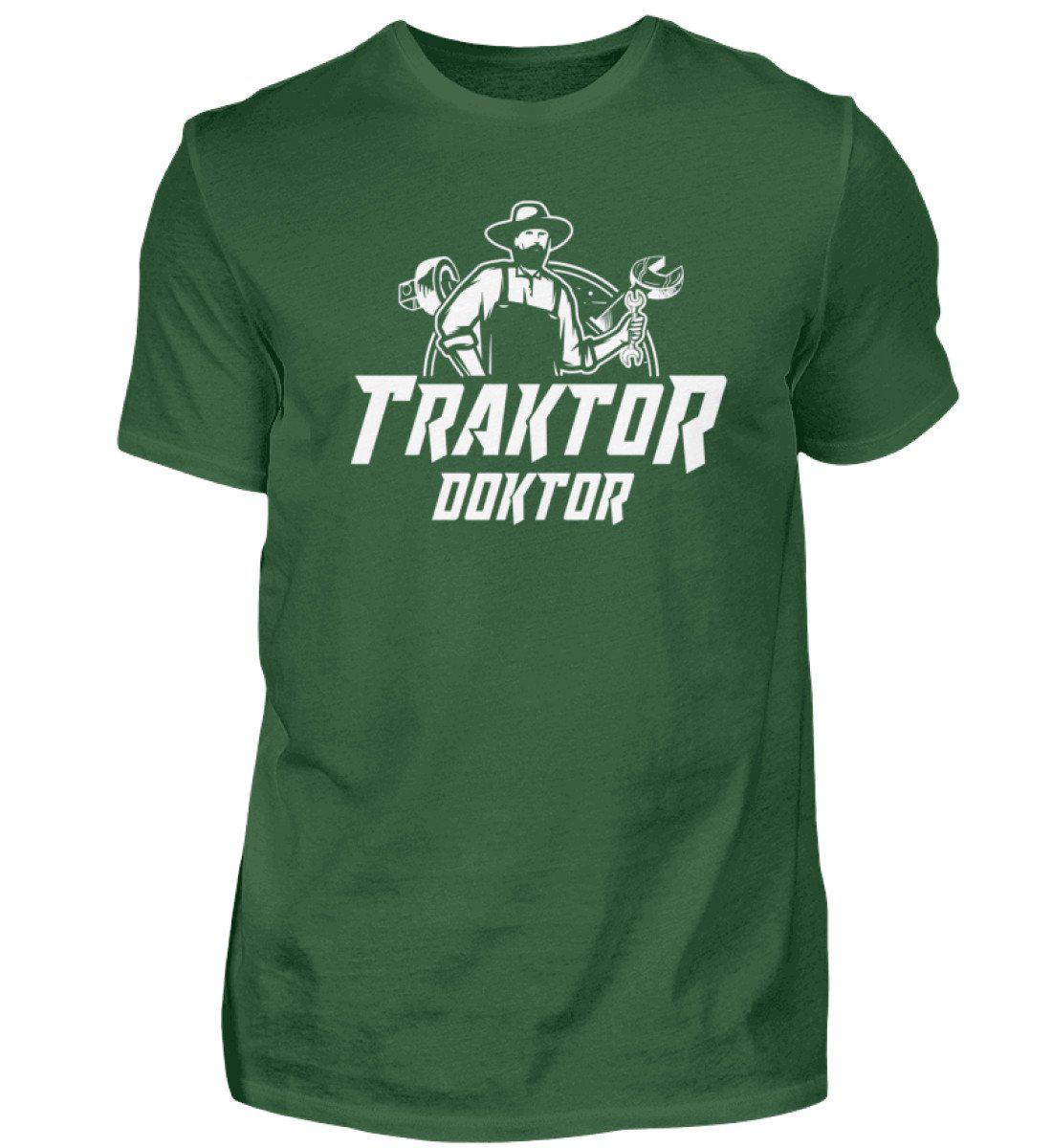 Traktor Doktor · Herren T-Shirt-Herren Basic T-Shirt-Bottle Green-S-Agrarstarz