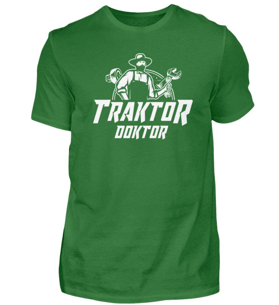 Traktor Doktor · Herren T-Shirt-Herren Basic T-Shirt-Kelly Green-S-Agrarstarz