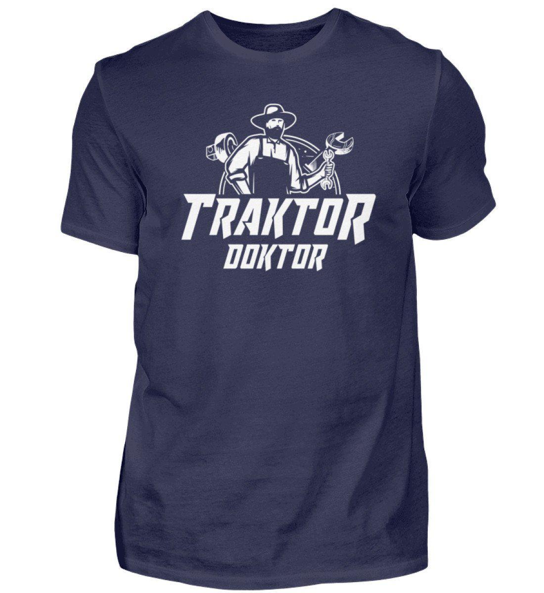 Traktor Doktor · Herren T-Shirt-Herren Basic T-Shirt-Navy-S-Agrarstarz