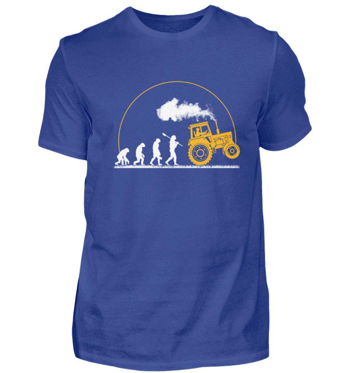 Traktor Evolution Gelb · Herren T-Shirt-Herren Basic T-Shirt-Royal Blue-S-Agrarstarz