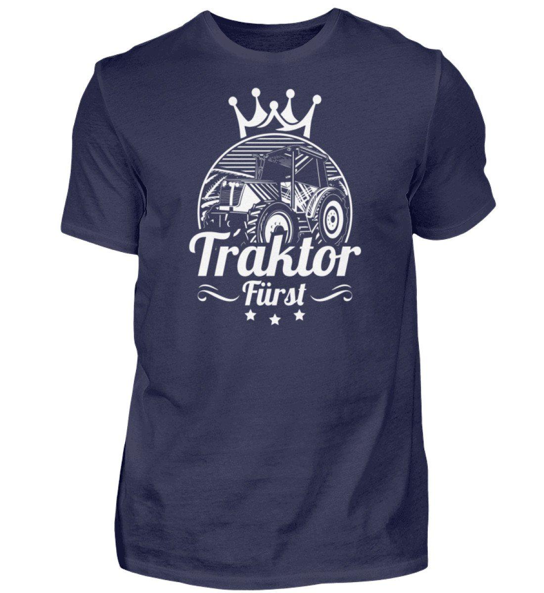 Traktor Fürst · Herren T-Shirt-Herren Basic T-Shirt-Navy-S-Agrarstarz