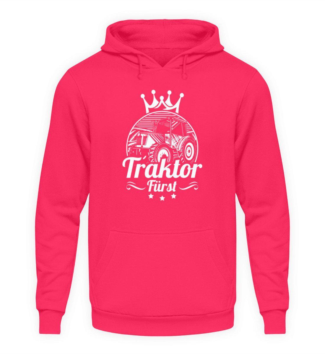 Traktor Fürst · Unisex Kapuzenpullover Hoodie-Unisex Hoodie-Hot Pink-L-Agrarstarz