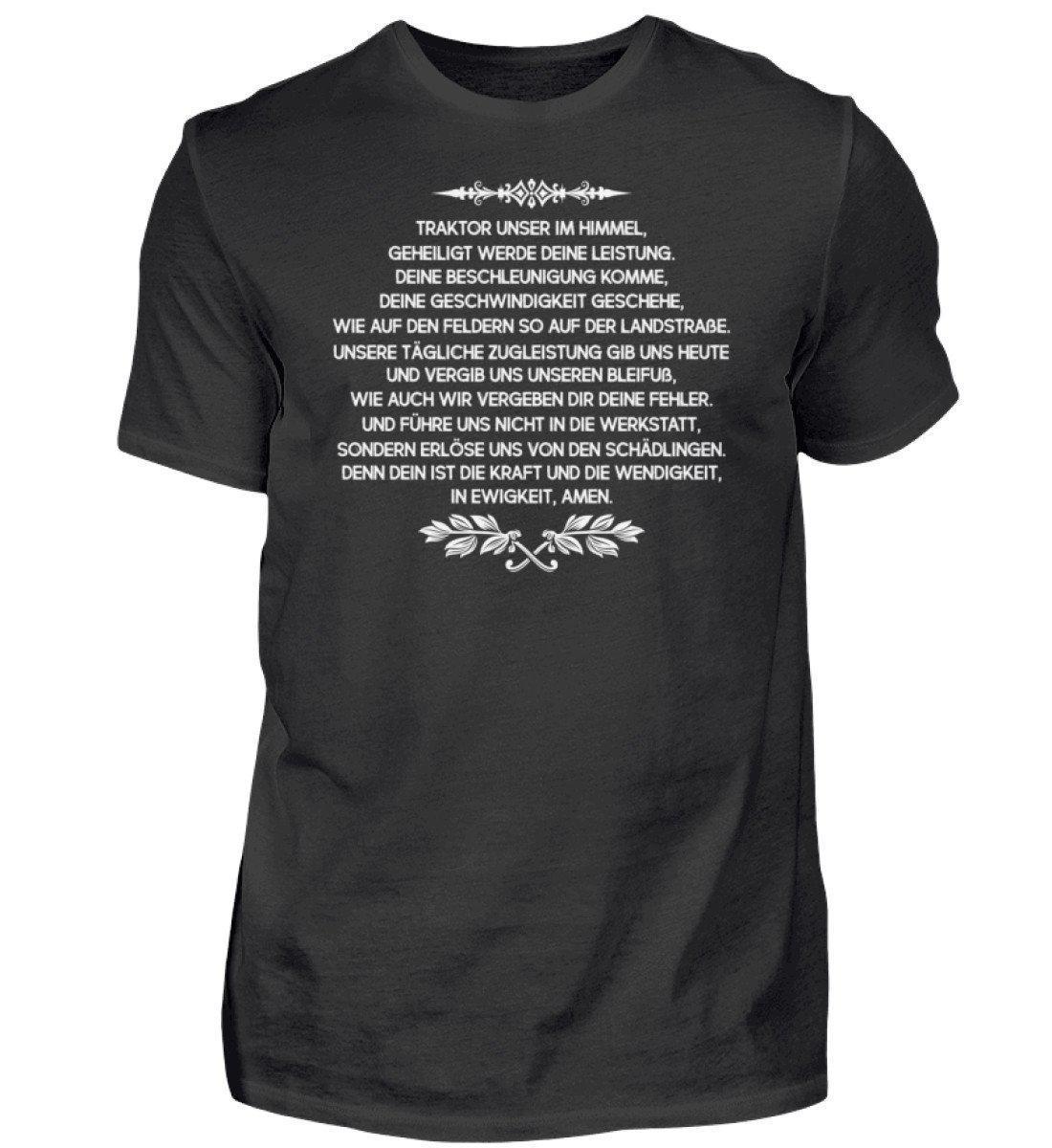 Traktor Gebet · Herren T-Shirt-Herren Basic T-Shirt-Black-S-Agrarstarz