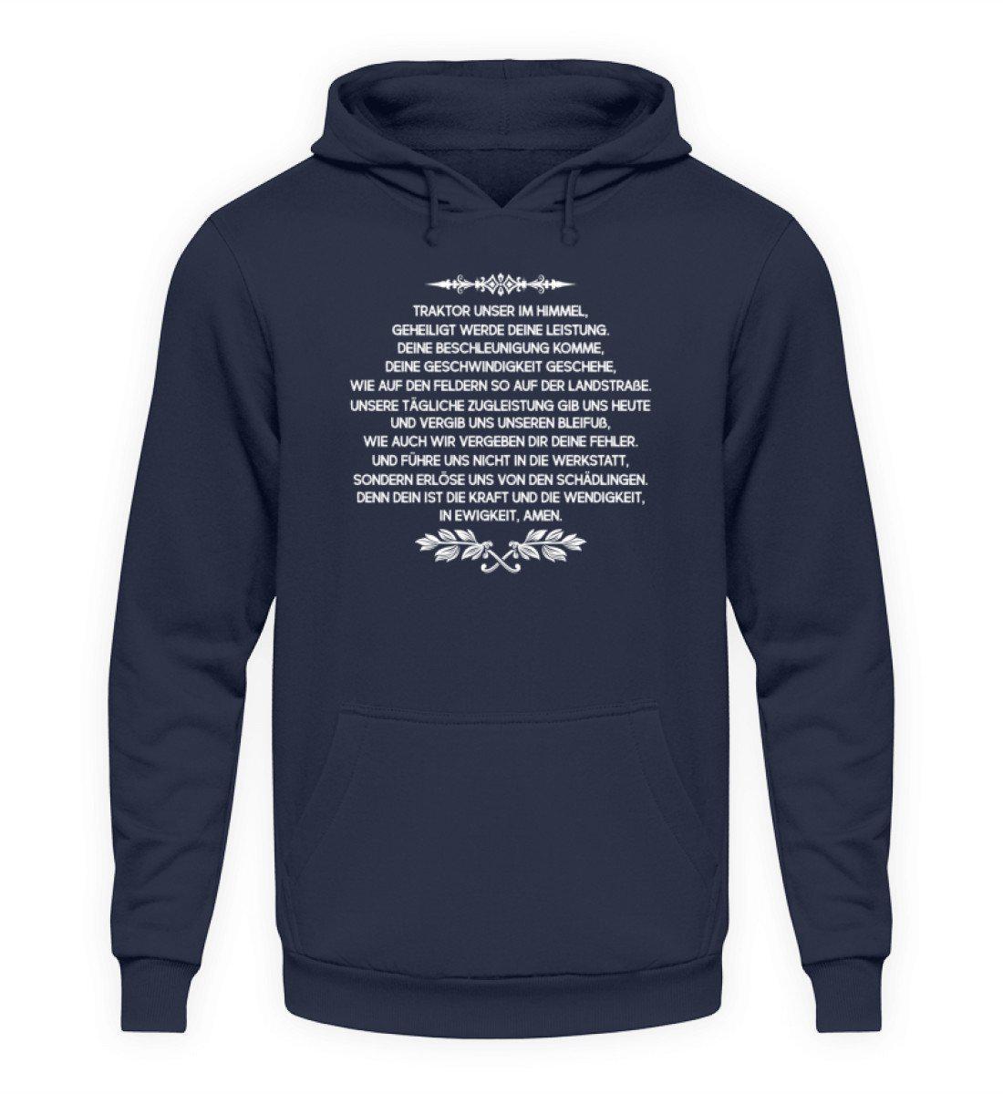 Traktor Gebet · Unisex Kapuzenpullover Hoodie-Unisex Hoodie-Oxford Navy-L-Agrarstarz