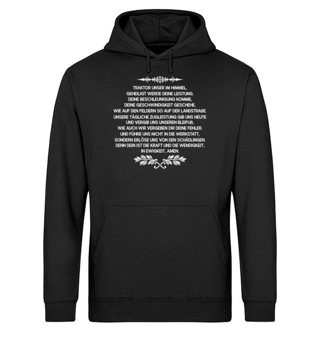 Traktor Gebet · Unisex Organic Hoodie-Drummer Hoodie ST/ST-Black-XS-Agrarstarz