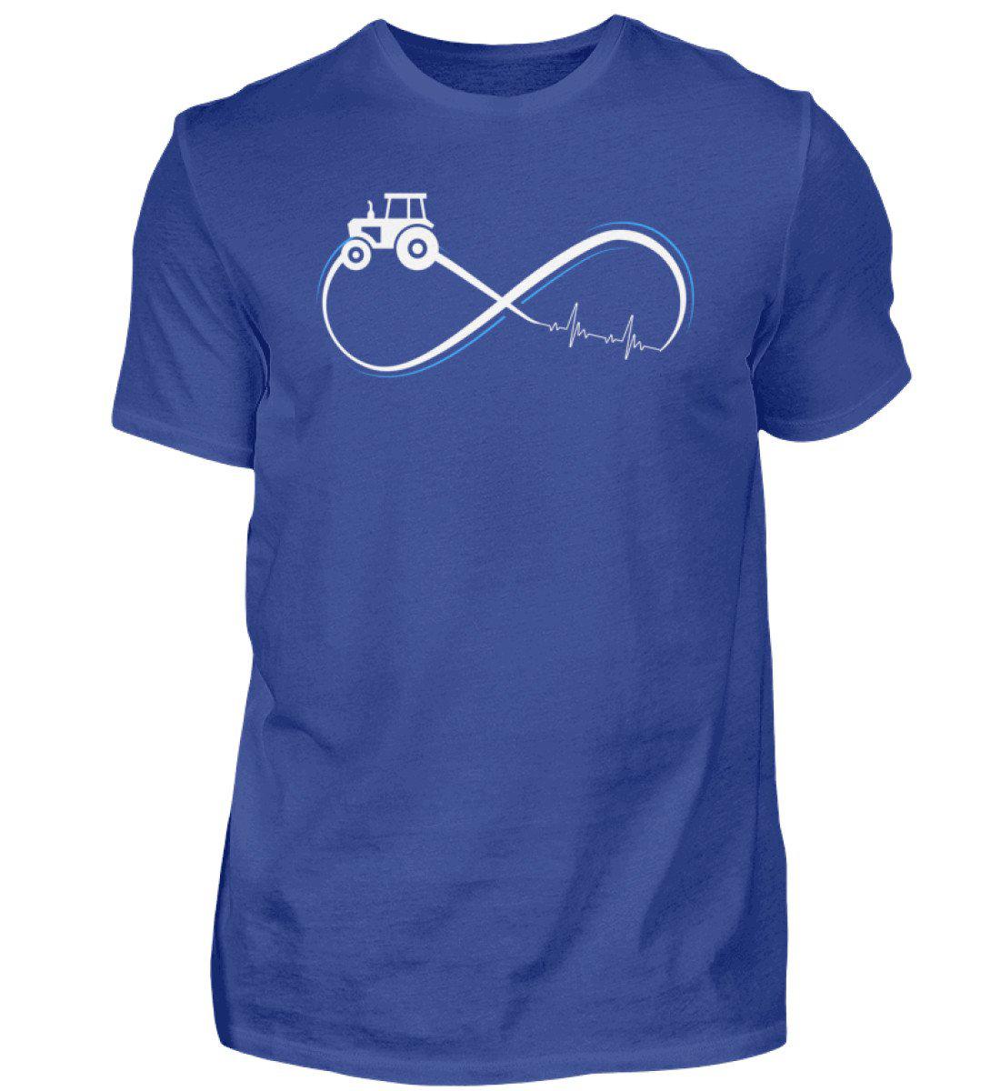 Traktor Infinity Simple · Herren T-Shirt-Herren Basic T-Shirt-Royal Blue-S-Agrarstarz