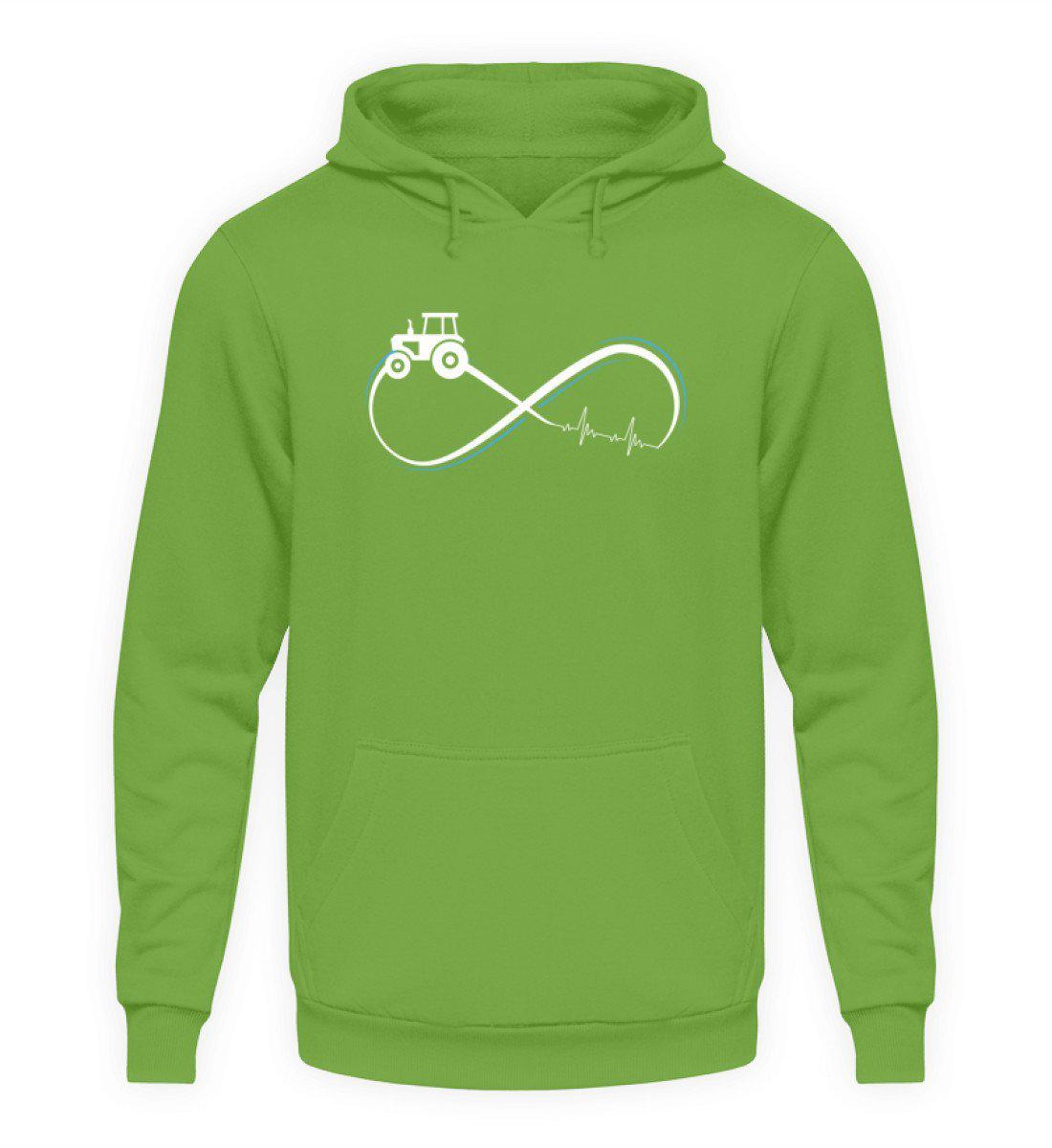 Traktor Infinity Simple · Unisex Kapuzenpullover Hoodie-Unisex Hoodie-LimeGreen-L-Agrarstarz