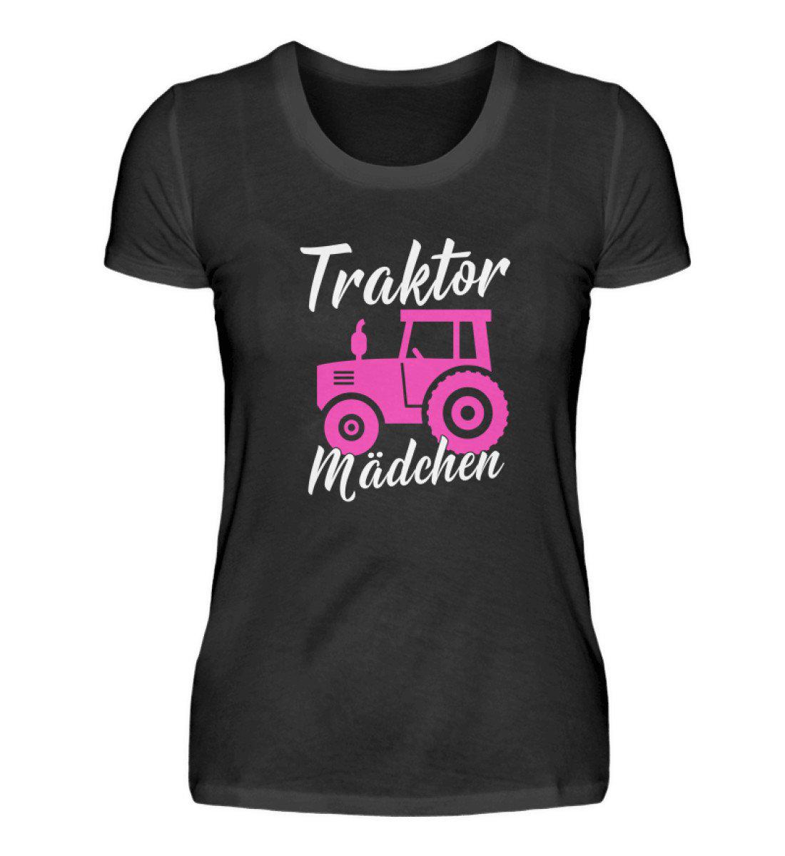 Traktor Mädchen · Damen T-Shirt-Damen Basic T-Shirt-Black-S-Agrarstarz