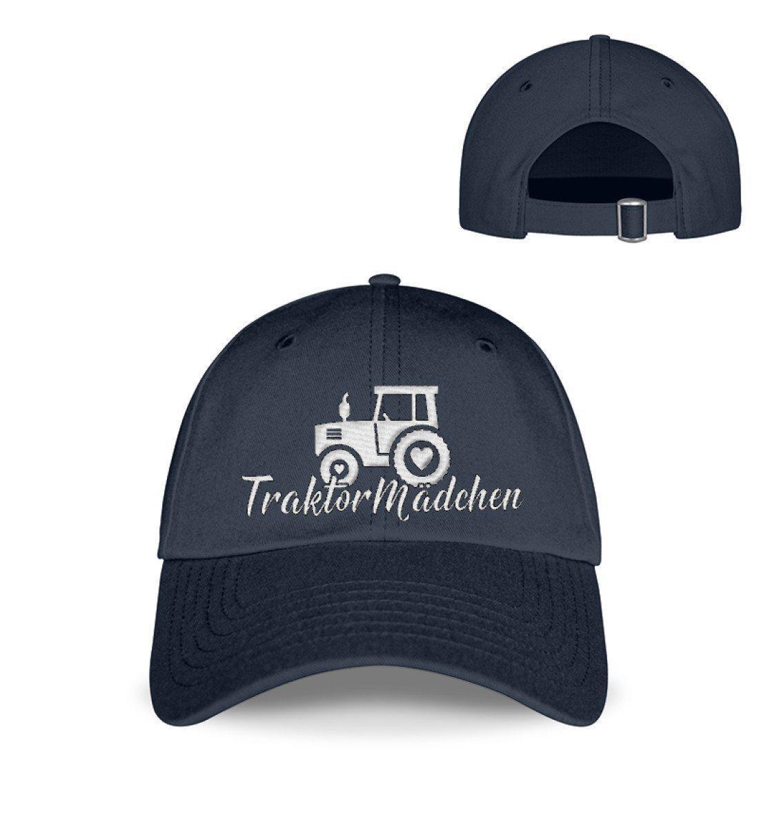 Traktor Mädchen · Kappe-Baseball Cap mit Stick-Deep Navy-Einheitsgröße-Agrarstarz