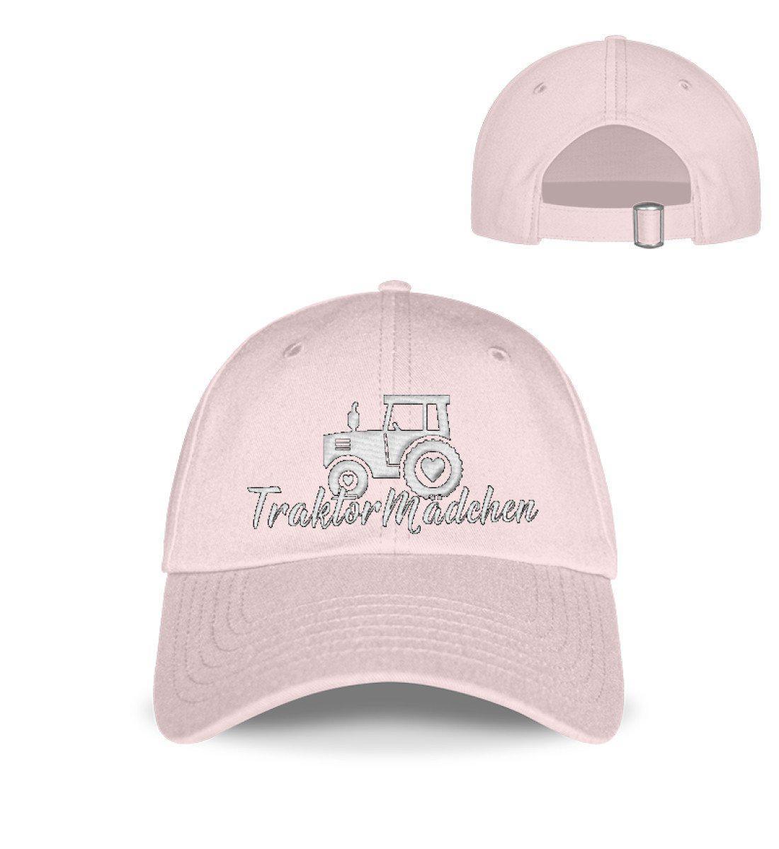 Traktor Mädchen · Kappe-Baseball Cap mit Stick-Pastel Pink-Einheitsgröße-Agrarstarz