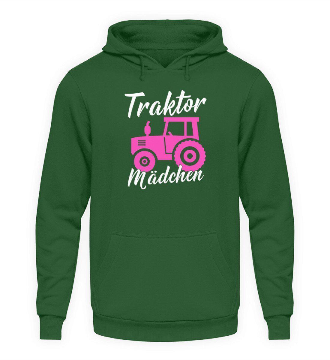 Traktor Mädchen · Unisex Kapuzenpullover Hoodie-Unisex Hoodie-Bottle Green-L-Agrarstarz