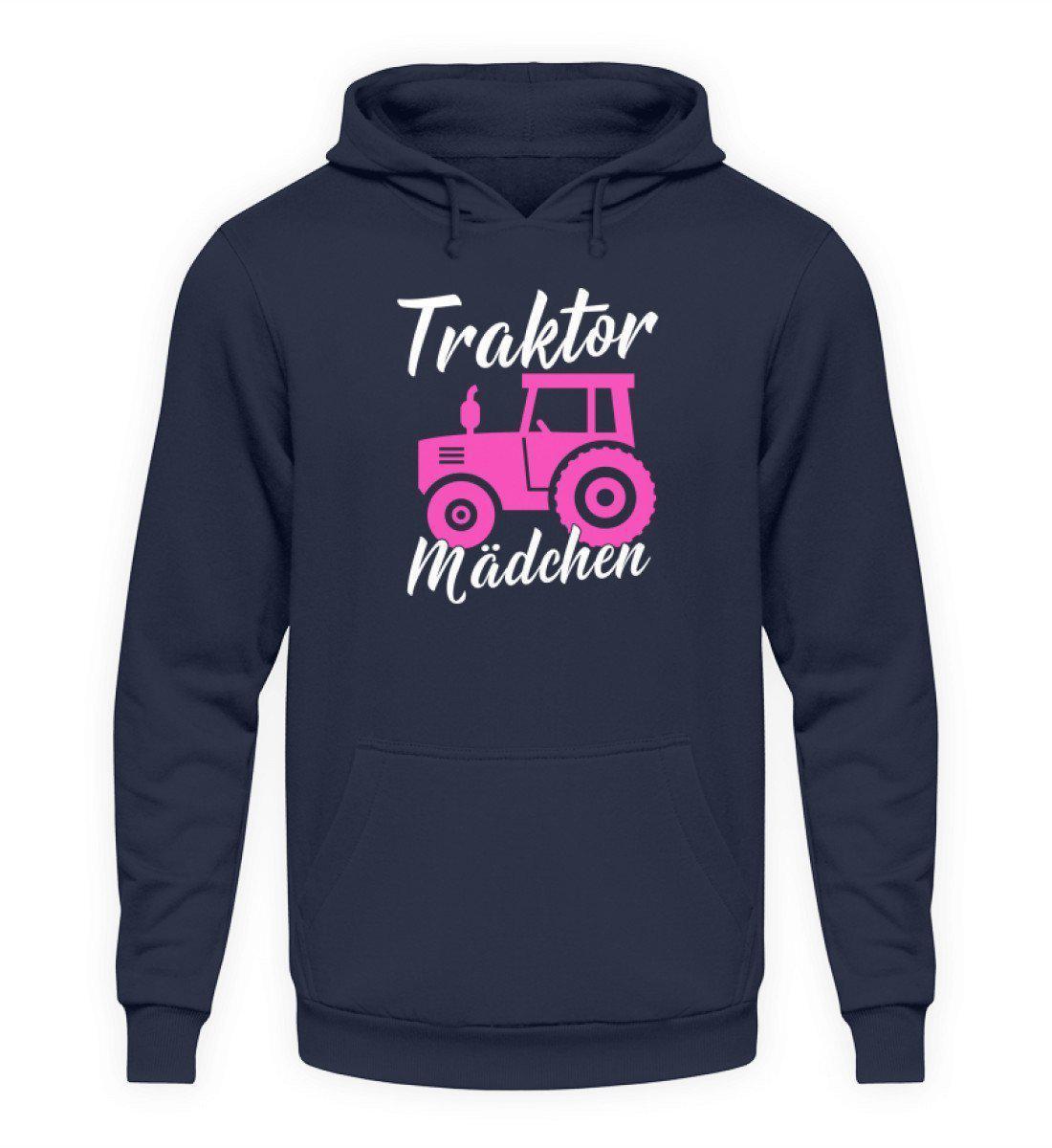 Traktor Mädchen · Unisex Kapuzenpullover Hoodie-Unisex Hoodie-Oxford Navy-L-Agrarstarz