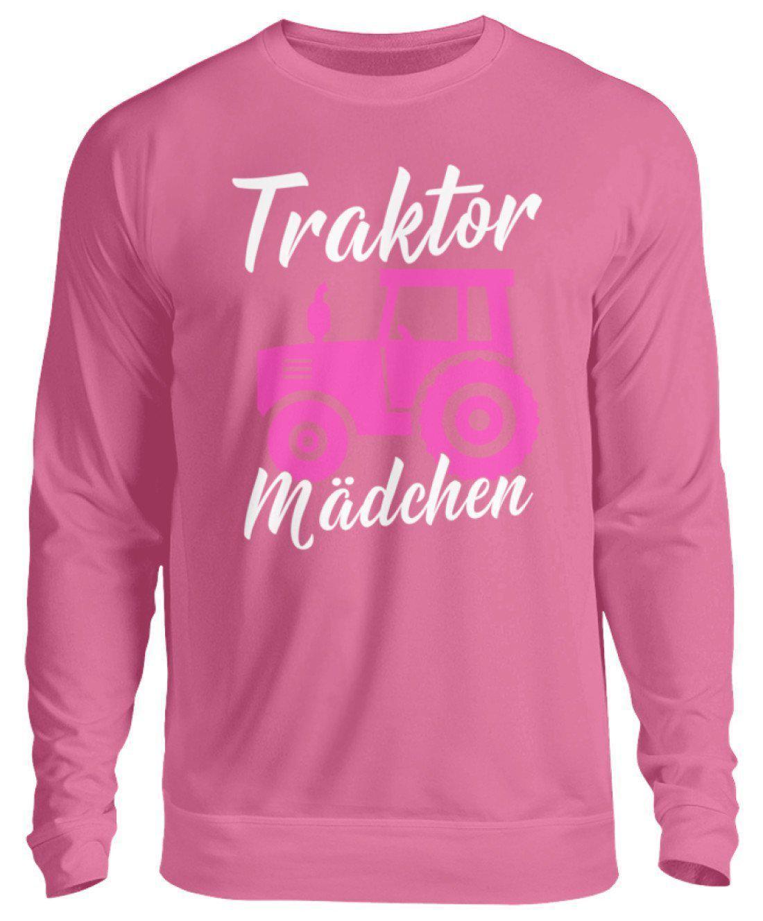Traktor Mädchen · Unisex Sweatshirt Pullover-Unisex Sweatshirt-Candyfloss Pink-S-Agrarstarz