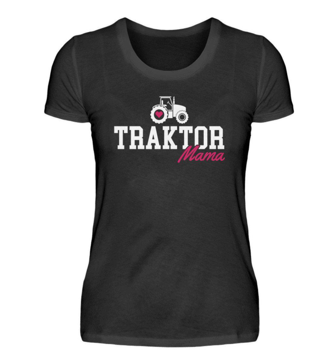Traktor Mama · Damen T-Shirt-Damen Basic T-Shirt-Black-S-Agrarstarz