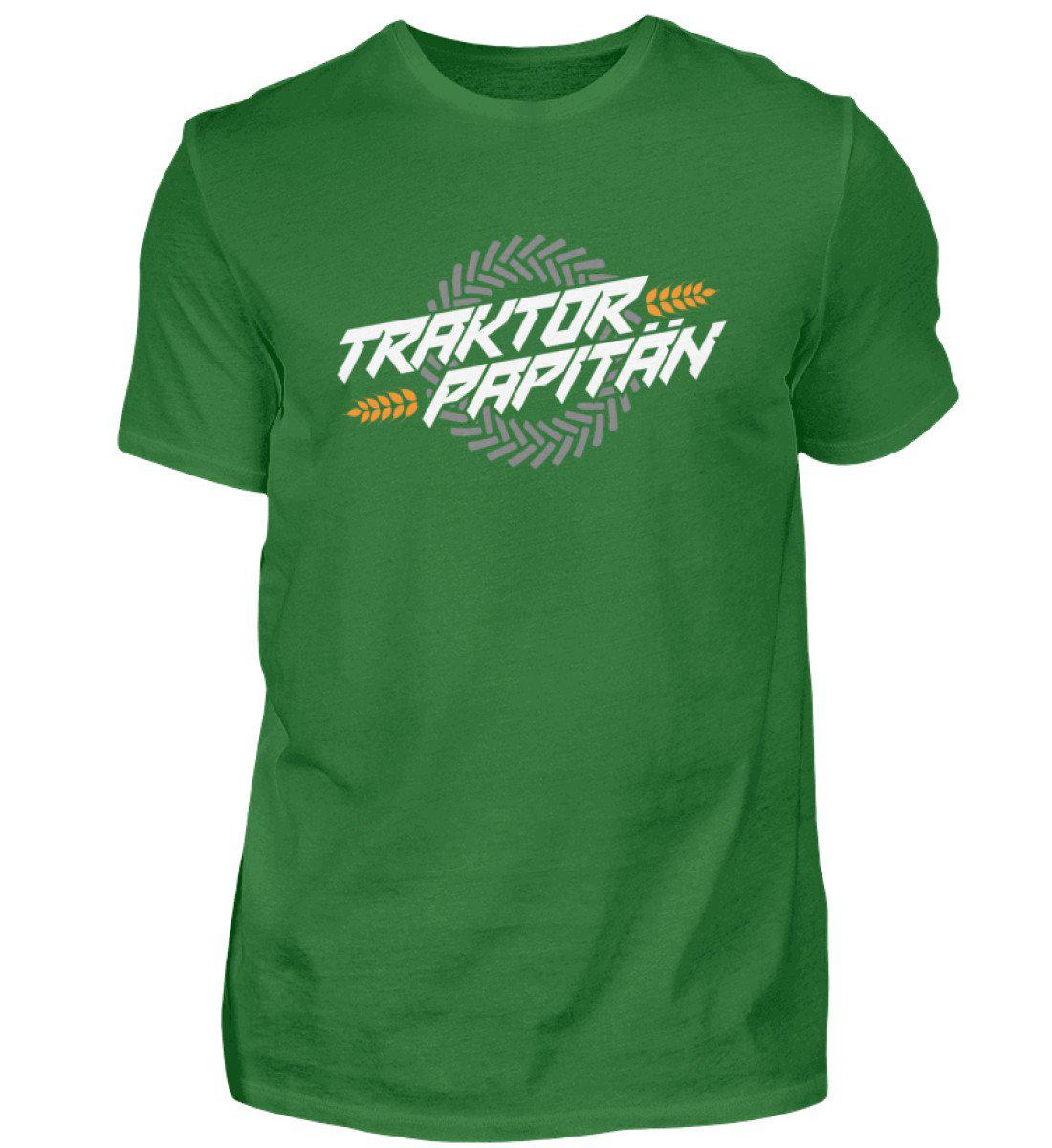 Traktor Papitän · Herren T-Shirt-Herren Basic T-Shirt-Kelly Green-S-Agrarstarz