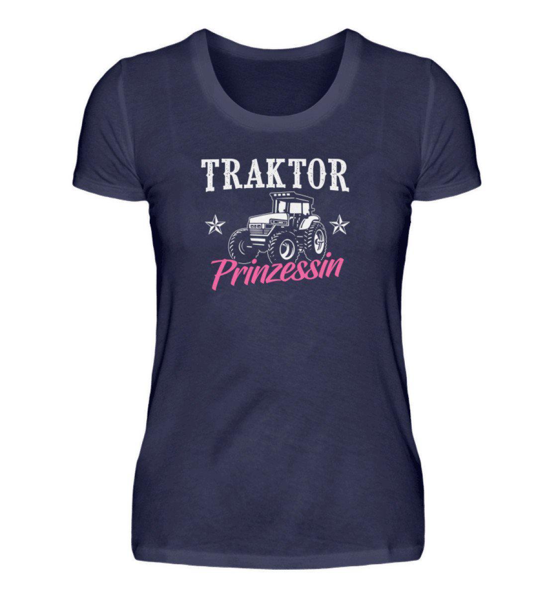 Traktor Prinzessin · Damen T-Shirt-Damen Basic T-Shirt-Navy-S-Agrarstarz