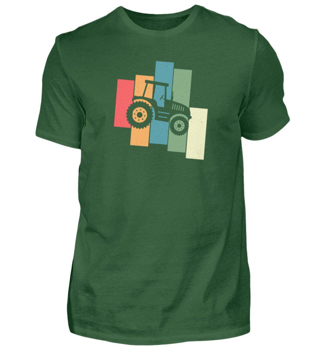 Traktor Retro 2 · Herren T-Shirt-Herren Basic T-Shirt-Bottle Green-S-Agrarstarz