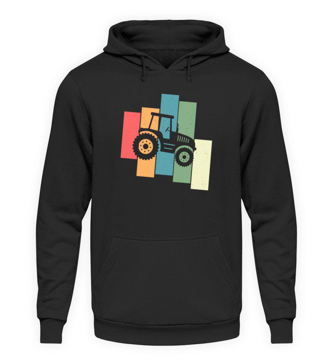 Traktor Retro 2 · Unisex Kapuzenpullover Hoodie-Unisex Hoodie-Jet Black-S-Agrarstarz