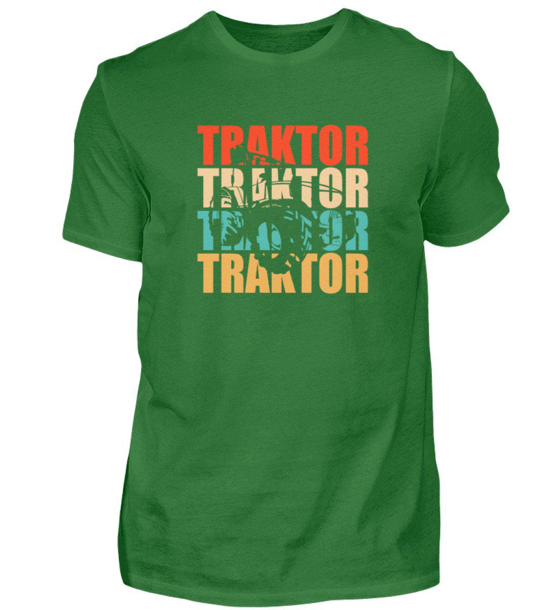 Traktor Retro · Herren T-Shirt-Herren Basic T-Shirt-Kelly Green-S-Agrarstarz