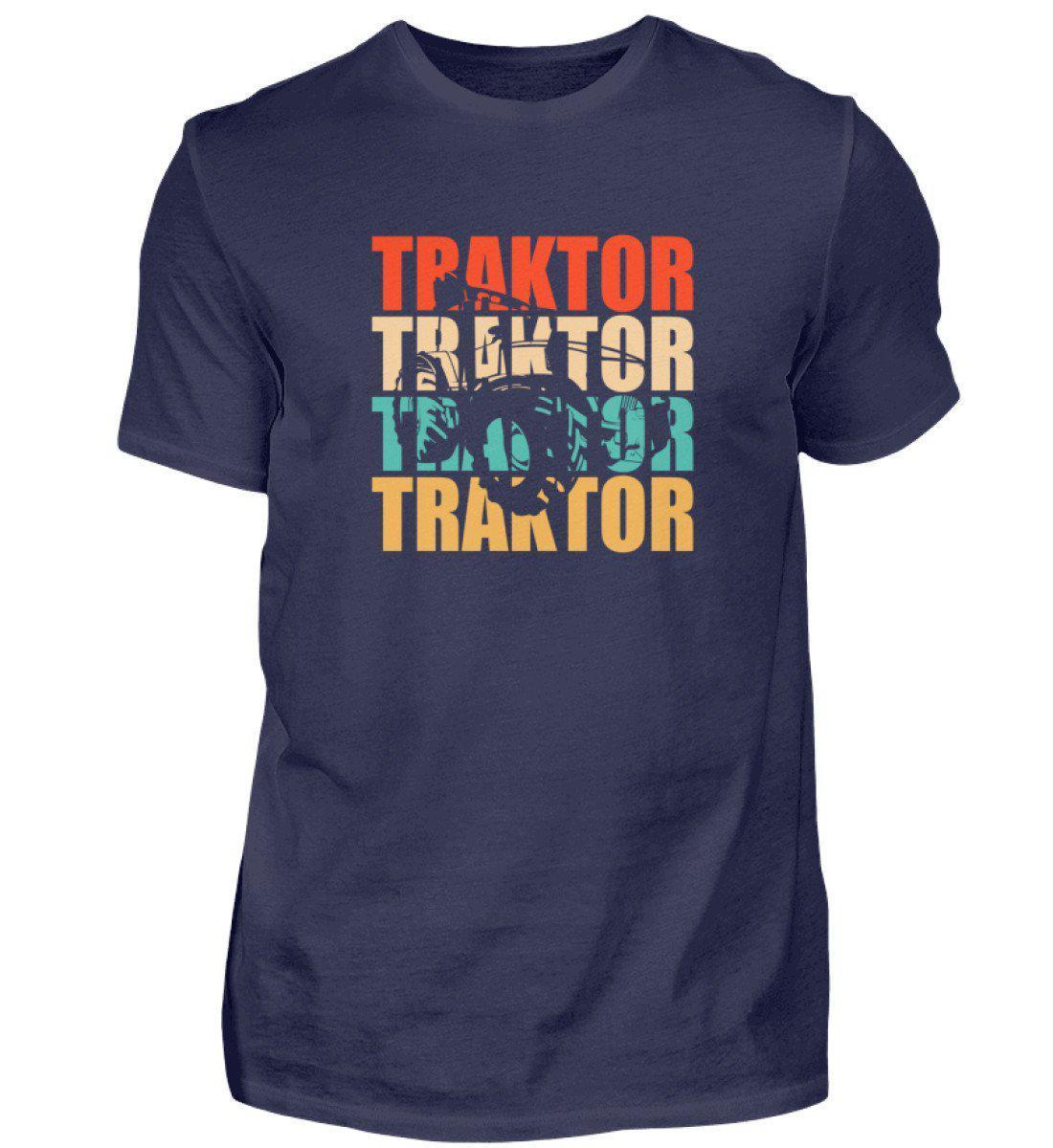 Traktor Retro · Herren T-Shirt-Herren Basic T-Shirt-Navy-S-Agrarstarz