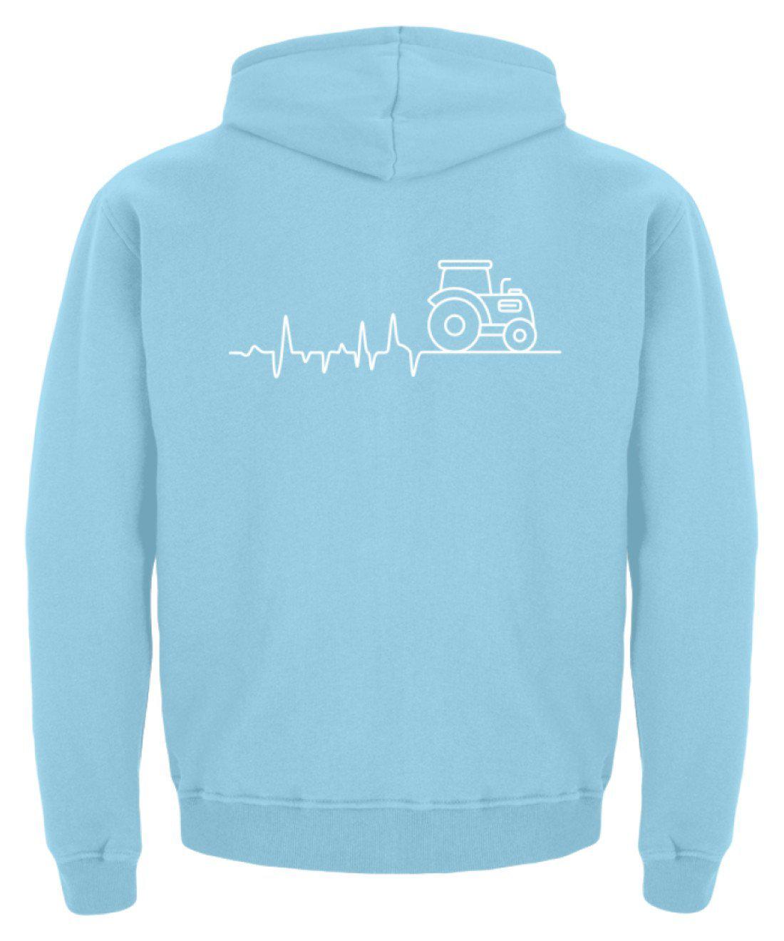 Traktor Simple Heartbeat · Kinder Kapuzenpullover Hoodie-Kinder Hoodie-Agrarstarz