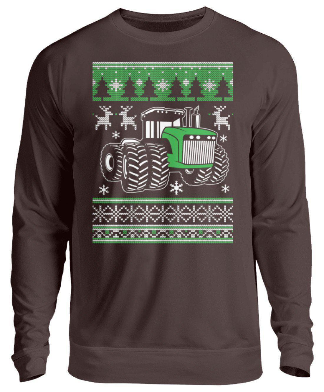Traktor Ugly Christmas · Unisex Sweatshirt Pullover-Unisex Sweatshirt-Hot Chocolate-S-Agrarstarz