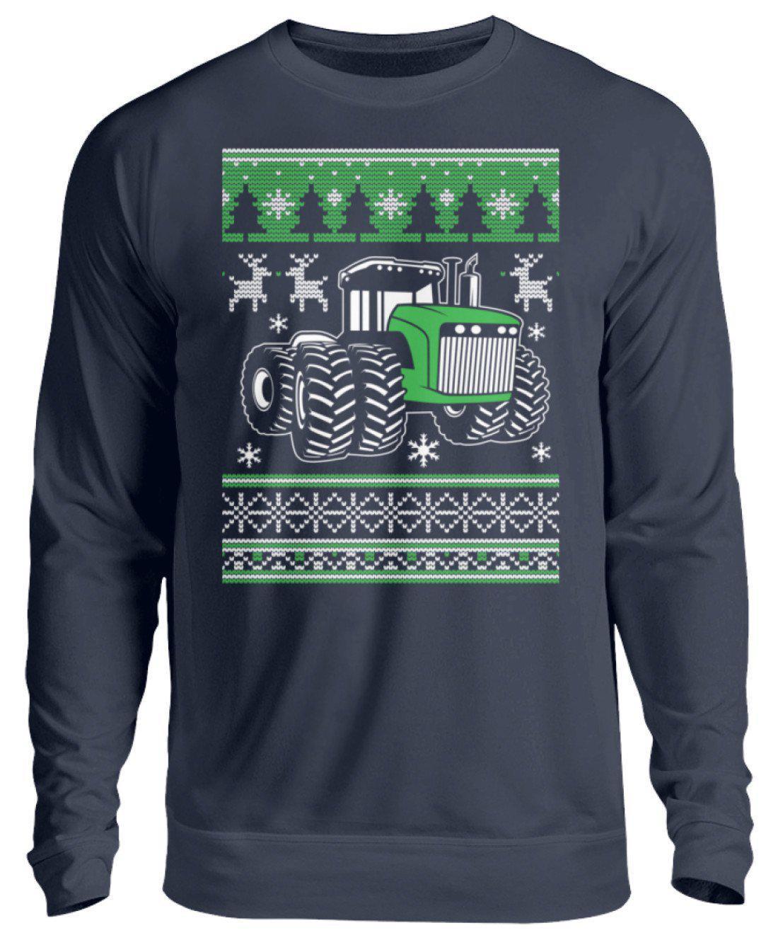 Traktor Ugly Christmas · Unisex Sweatshirt Pullover-Unisex Sweatshirt-Oxford Navy-S-Agrarstarz