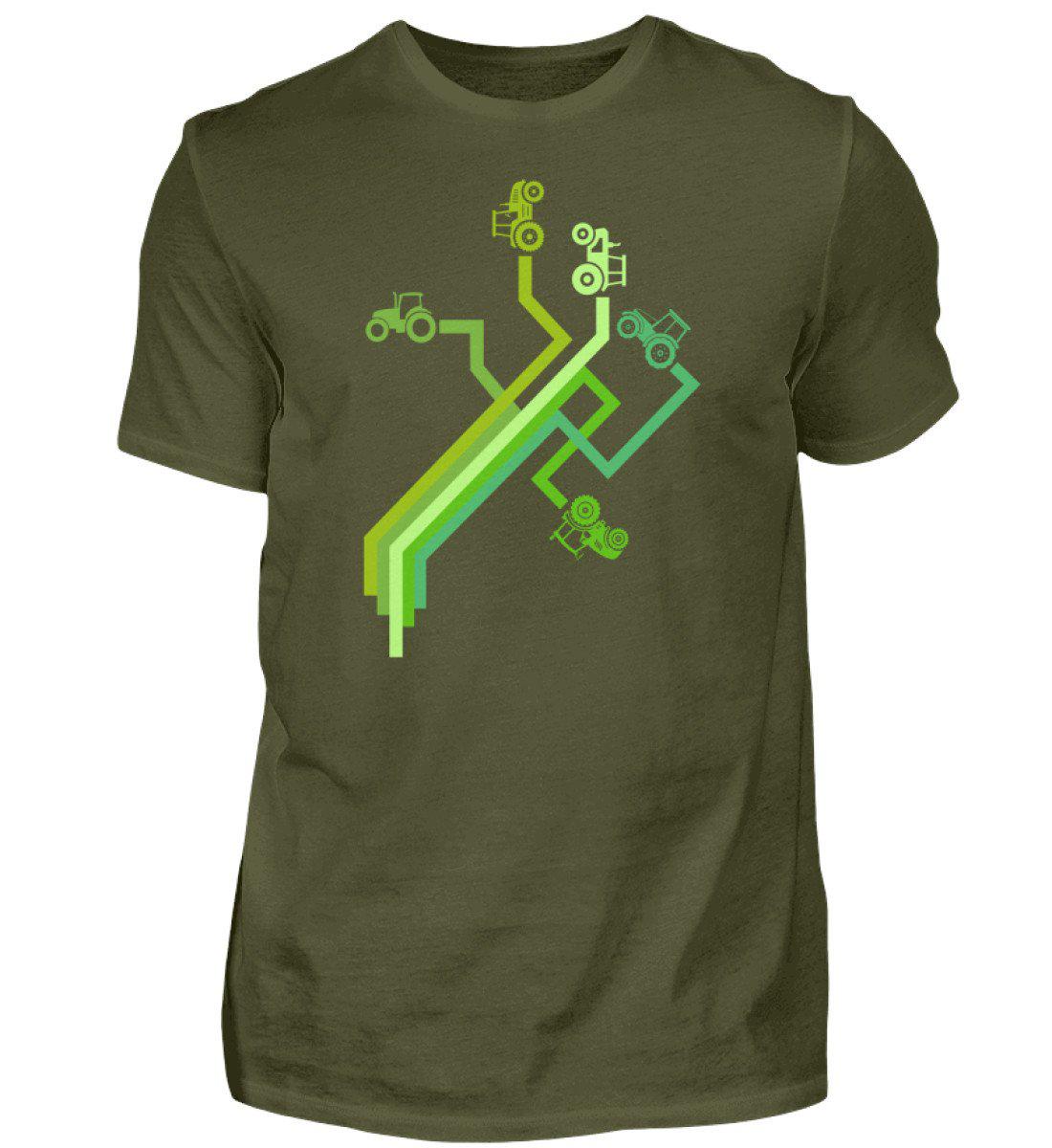 Traktor Wege · Herren T-Shirt-Herren Basic T-Shirt-Agrarstarz