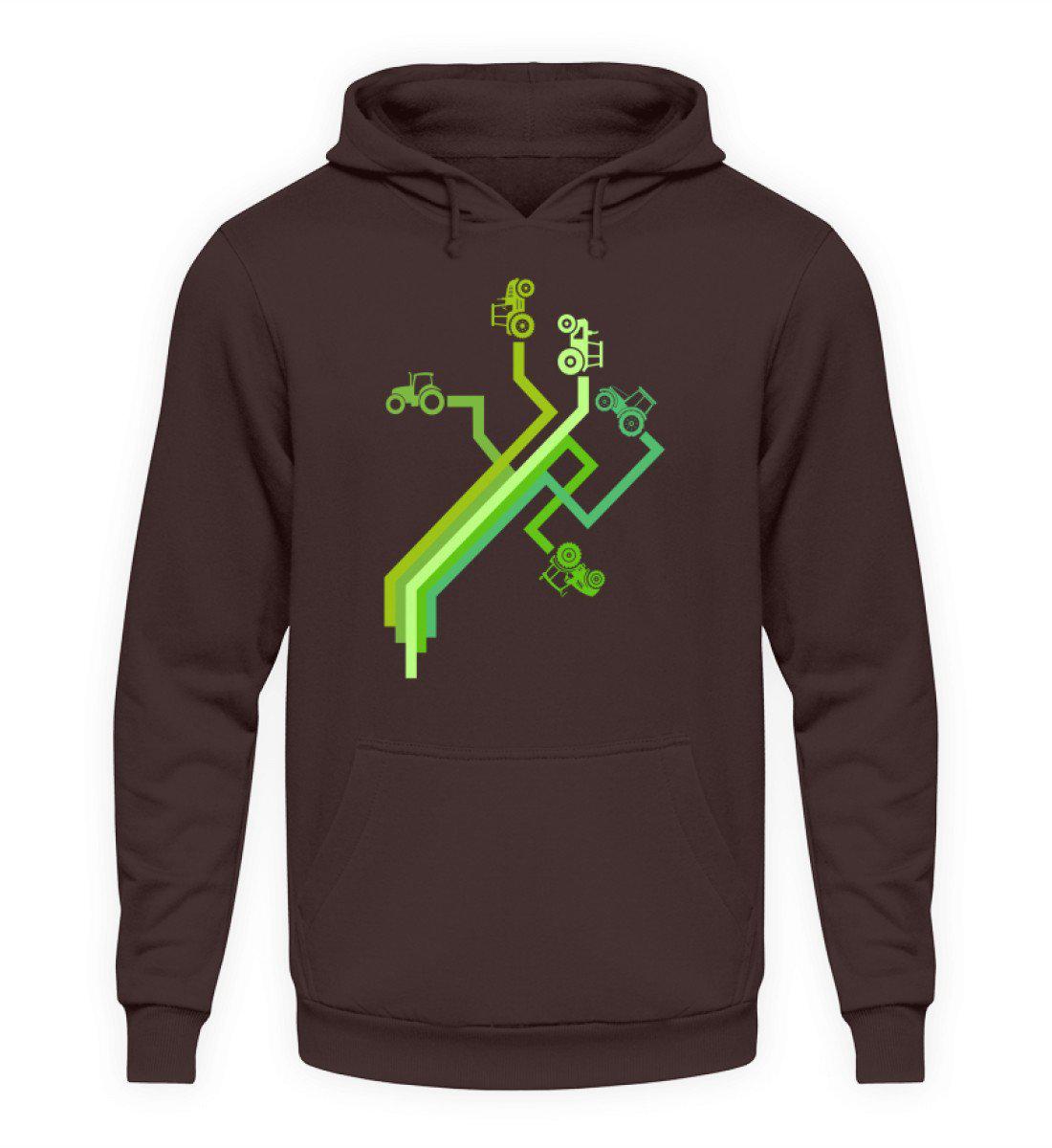 Traktor Wege · Unisex Kapuzenpullover Hoodie-Unisex Hoodie-Hot Chocolate-S-Agrarstarz
