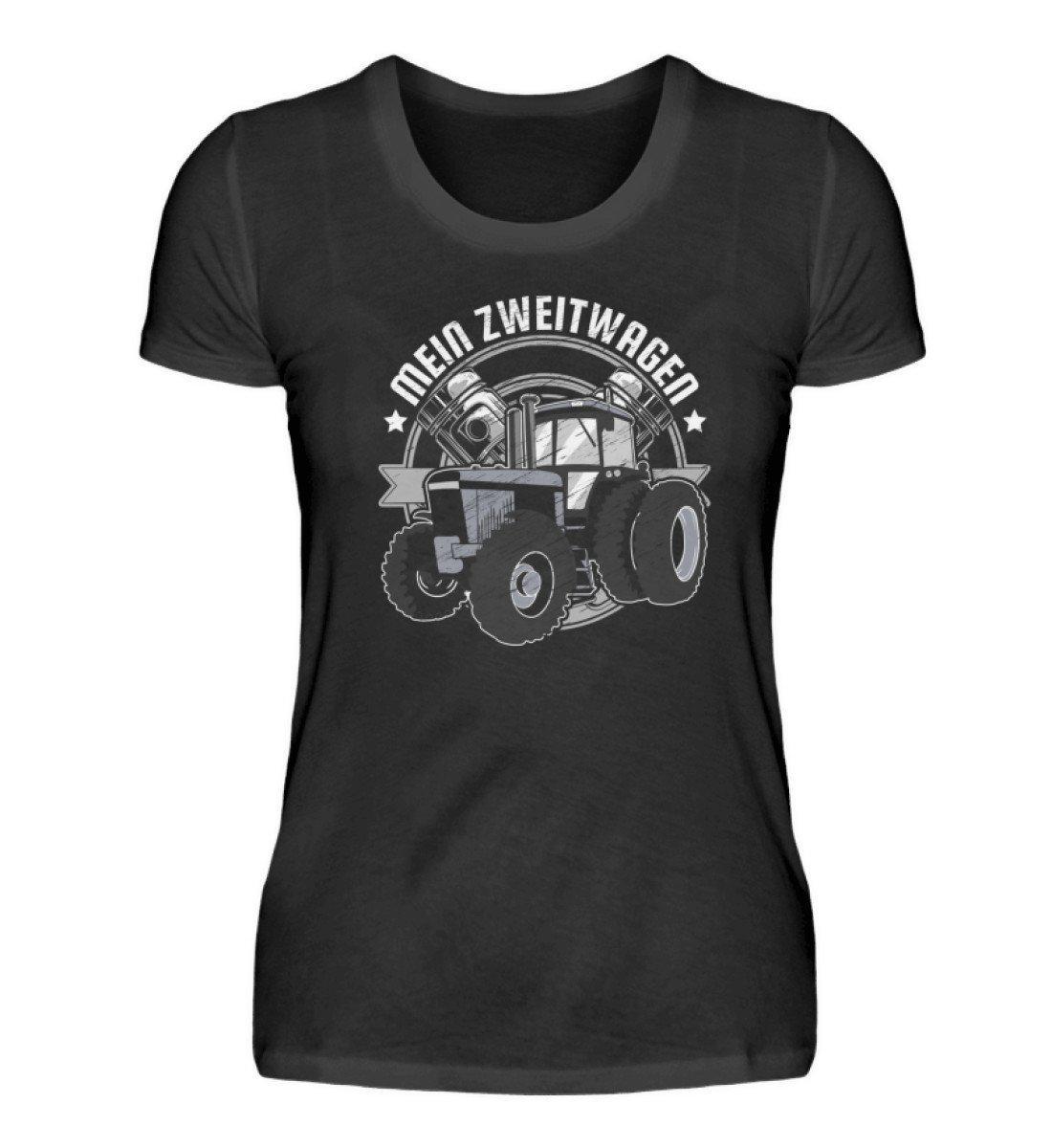 Traktor Zweitwagen · Damen T-Shirt-Damen Basic T-Shirt-Black-S-Agrarstarz
