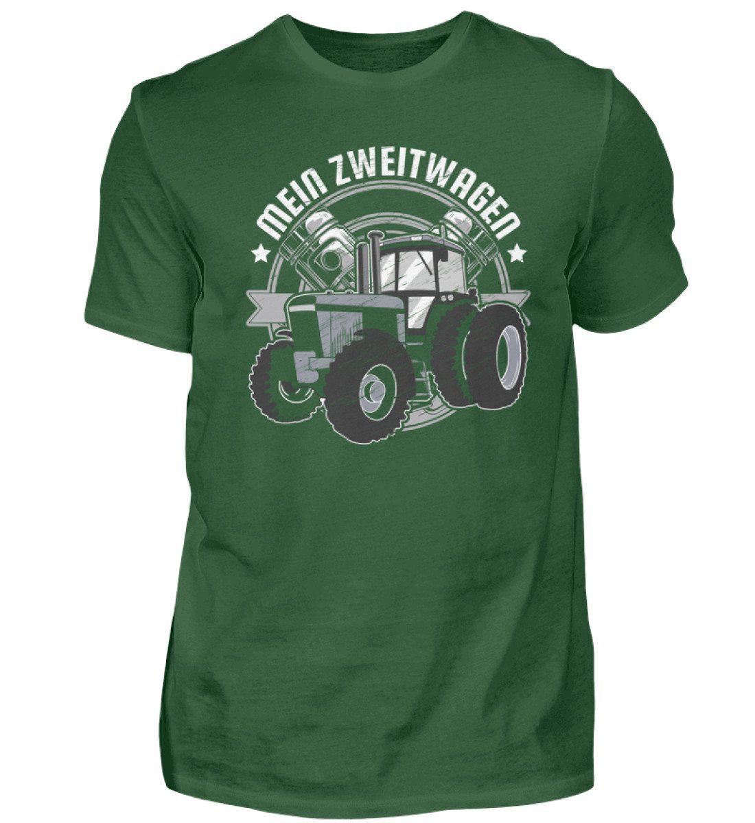Traktor Zweitwagen · Herren T-Shirt-Herren Basic T-Shirt-Bottle Green-S-Agrarstarz