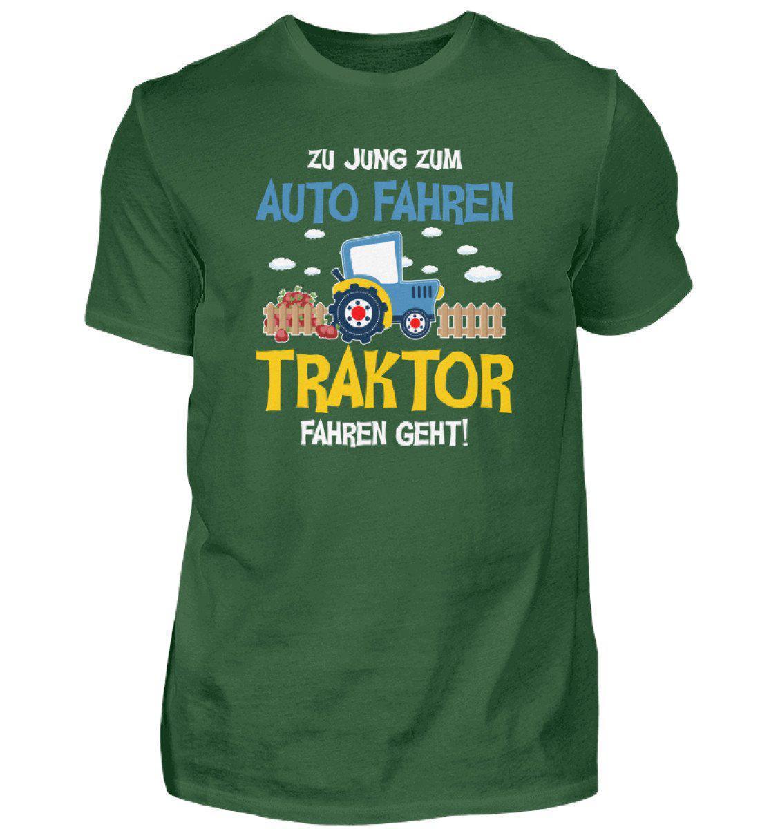 Traktor fahren geht · Herren T-Shirt-Herren Basic T-Shirt-Bottle Green-S-Agrarstarz