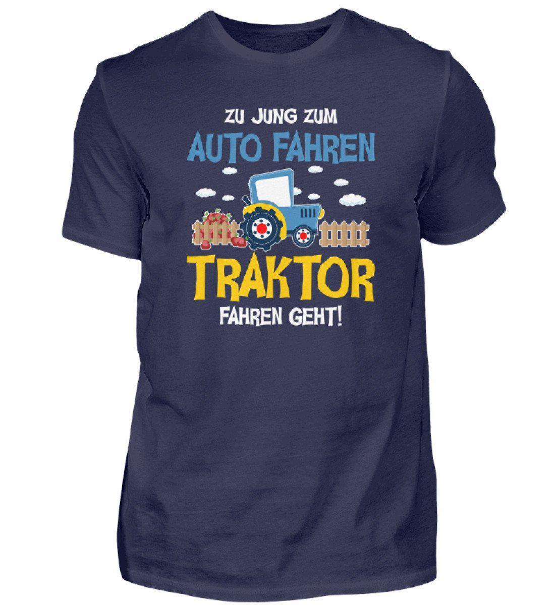 Traktor fahren geht · Herren T-Shirt-Herren Basic T-Shirt-Navy-S-Agrarstarz