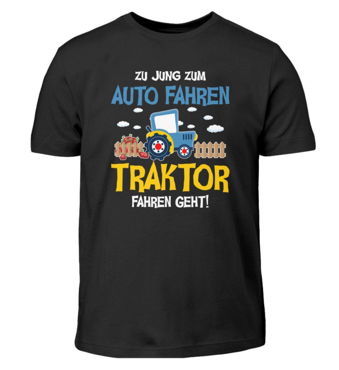 Traktor fahren geht · Kinder T-Shirt-Kinder T-Shirt-Black-3/4 (98/104)-Agrarstarz