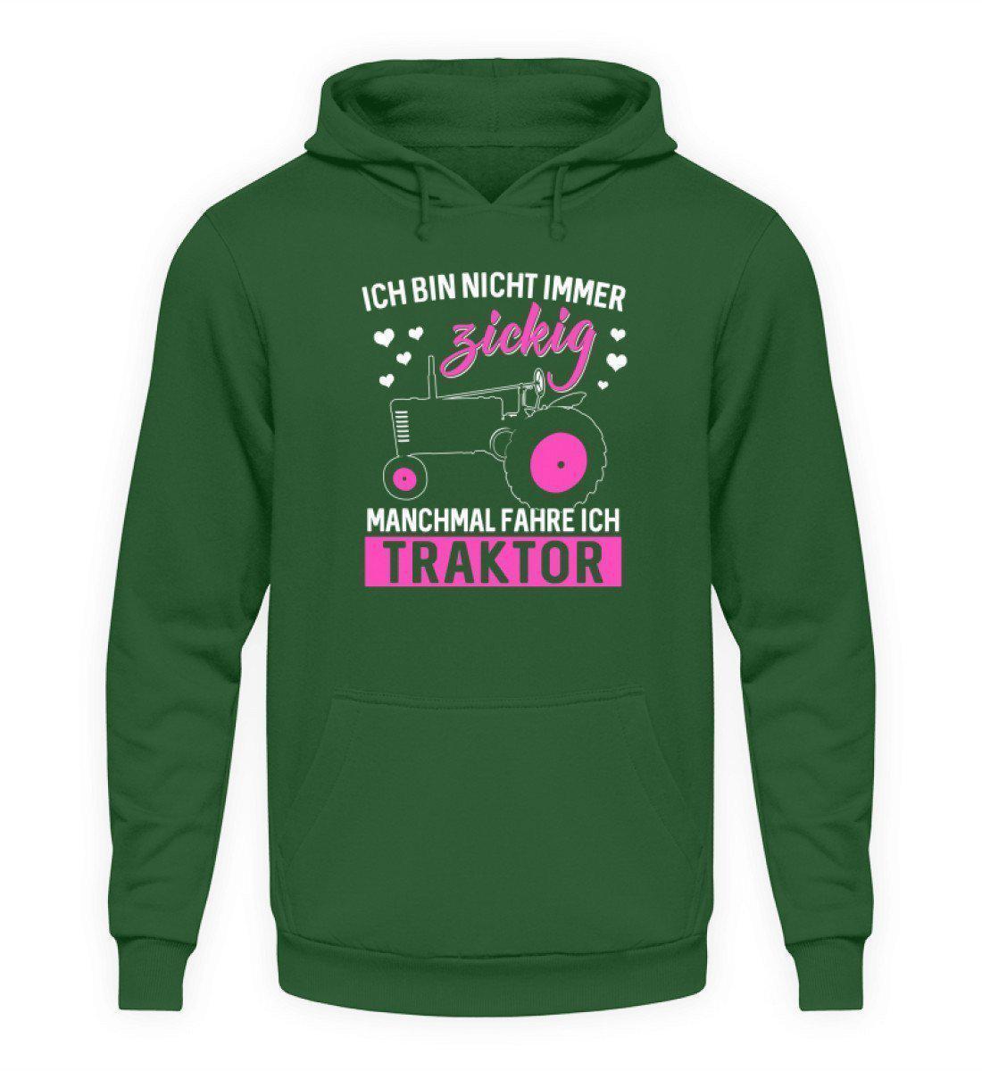 Traktor fahren zickig · Unisex Kapuzenpullover Hoodie-Unisex Hoodie-Bottle Green-L-Agrarstarz