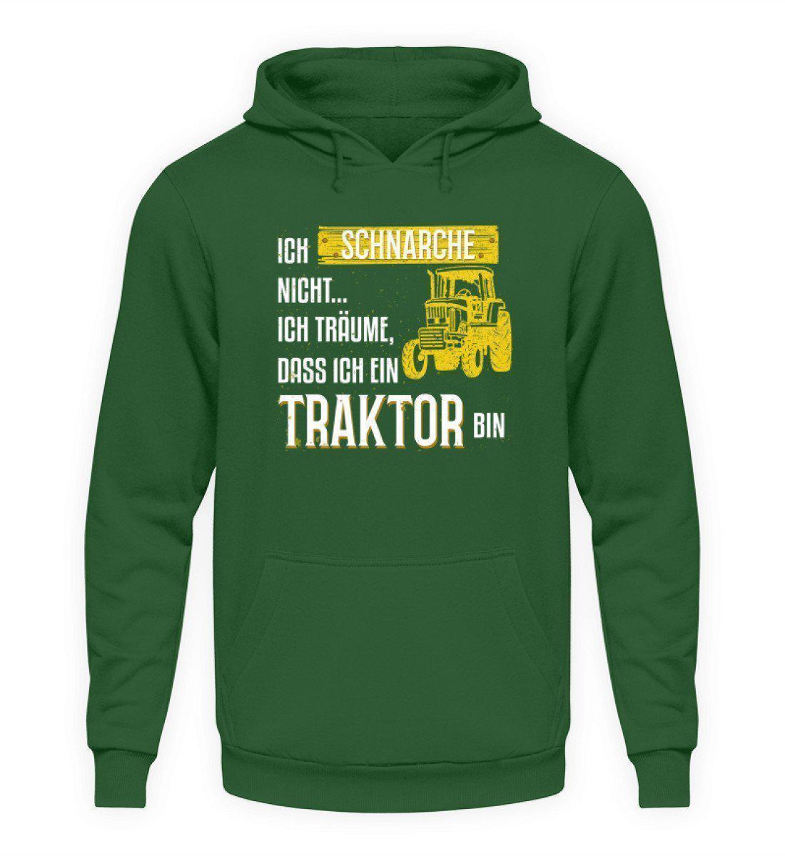 Traktor schnarche 1 · Unisex Kapuzenpullover Hoodie-Unisex Hoodie-Bottle Green-L-Agrarstarz