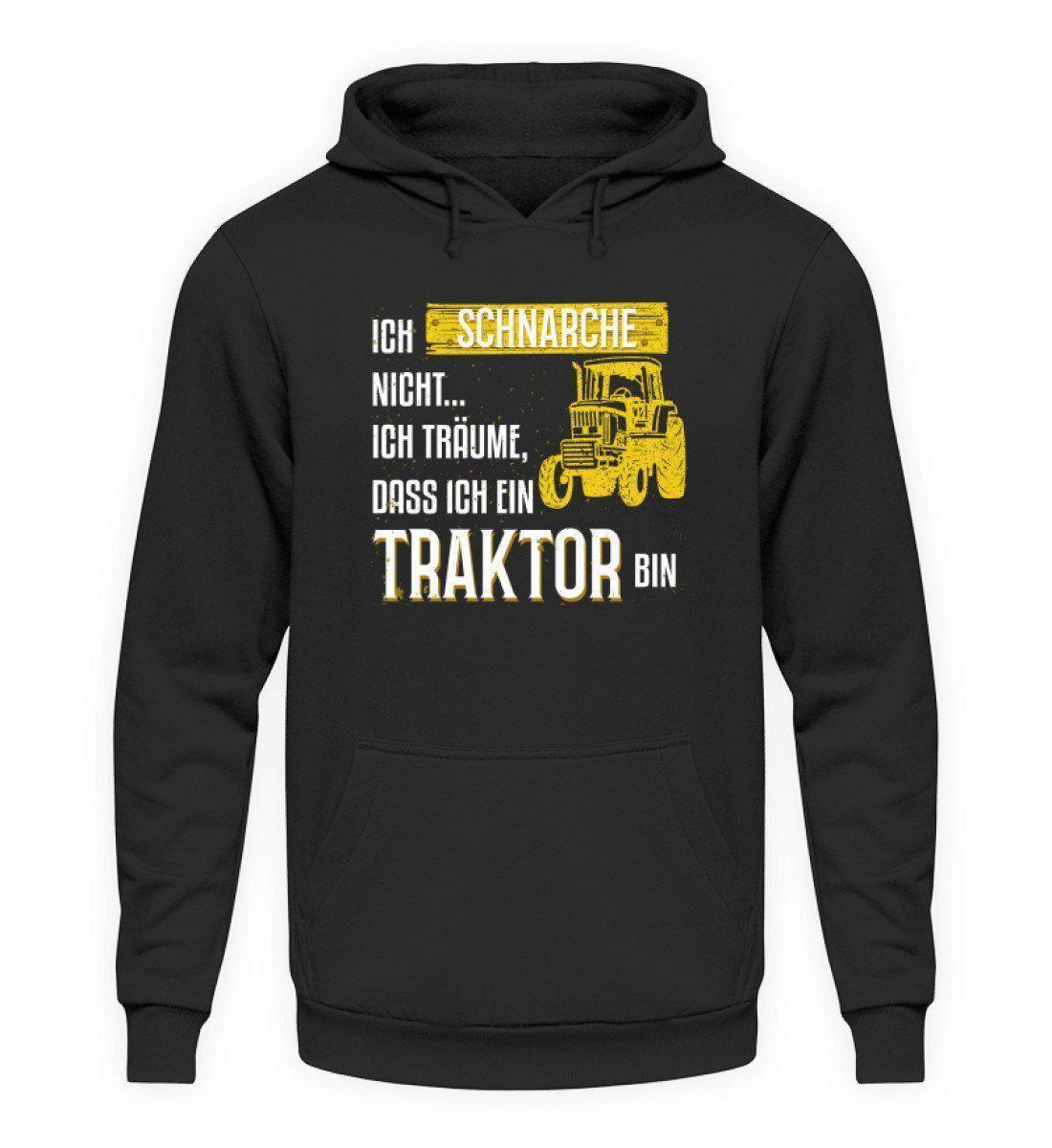 Traktor schnarche 1 · Unisex Kapuzenpullover Hoodie-Unisex Hoodie-Jet Black-L-Agrarstarz