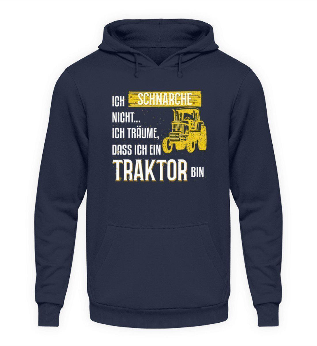 Traktor schnarche 1 · Unisex Kapuzenpullover Hoodie-Unisex Hoodie-Oxford Navy-L-Agrarstarz