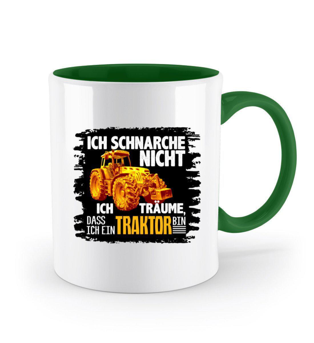 Traktor schnarche 2 · Keramik Tasse zweifarbig-Keramik Tasse Zweifarbig-Agrarstarz