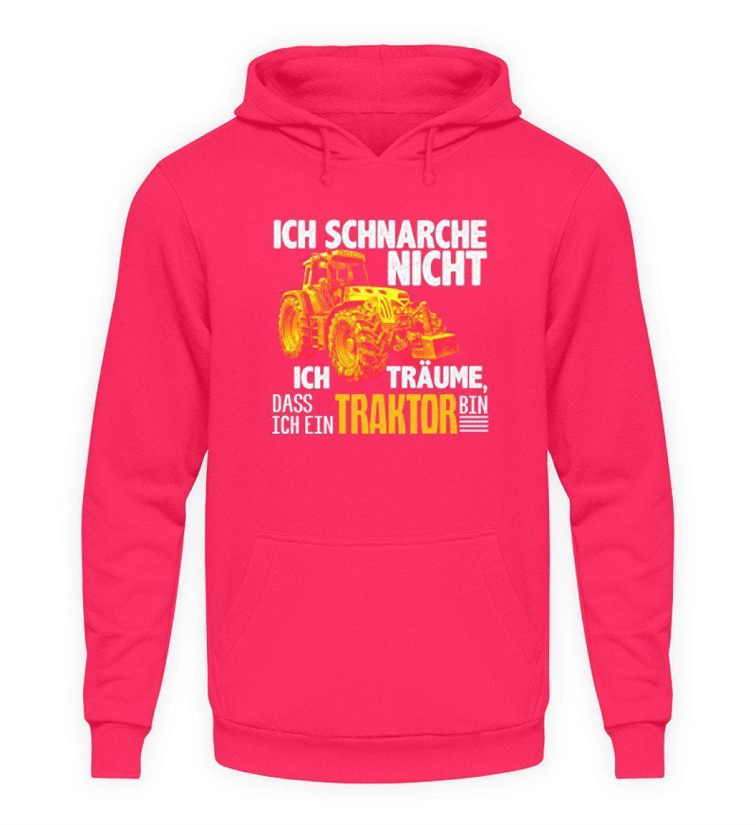 Traktor schnarche 2 · Unisex Kapuzenpullover Hoodie-Unisex Hoodie-Hot Pink-L-Agrarstarz