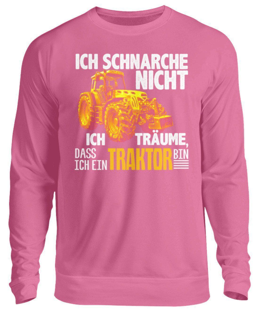 Traktor schnarche 2 · Unisex Sweatshirt Pullover-Unisex Sweatshirt-Candyfloss Pink-S-Agrarstarz